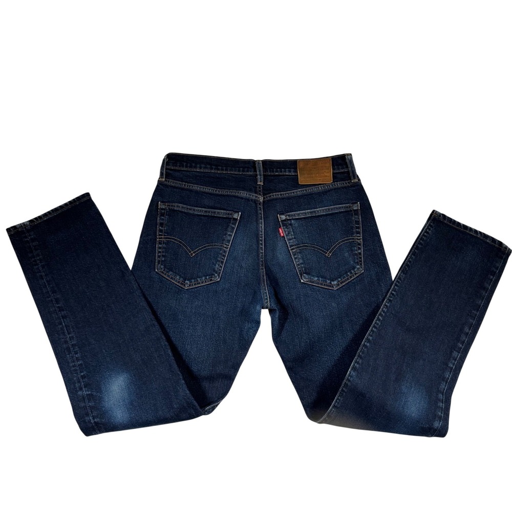Levis Premium 502 Taper Fit Jeans Dark Indigo Wash Men's 31x34 29507-0062